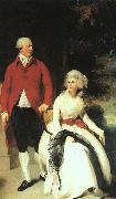  Sir Thomas Lawrence Portrait of Mr and Mrs Julius Angerstein oil painting on canvas